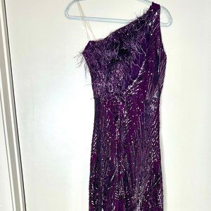 Custom Purple Formal Dress Designer